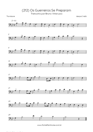 Harpa Cristã  score for Trombone