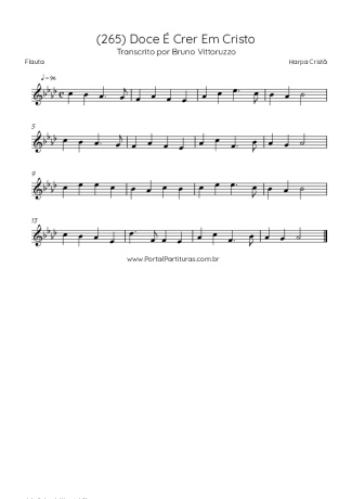 Harpa Cristã  score for Flute