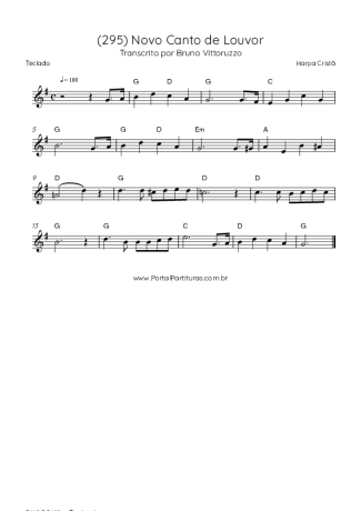 Harpa Cristã  score for Keyboard