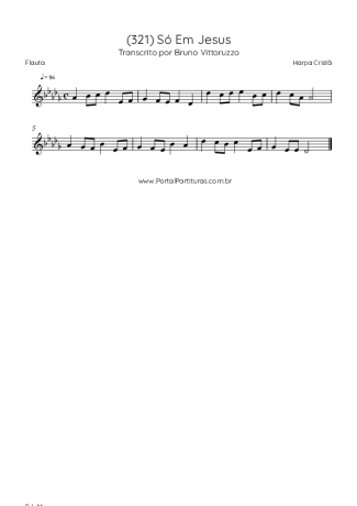 Harpa Cristã  score for Flute