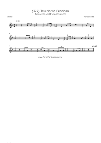 Harpa Cristã  score for Violin