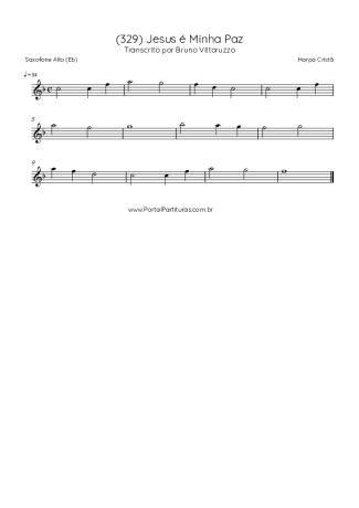 Harpa Cristã  score for Alto Saxophone