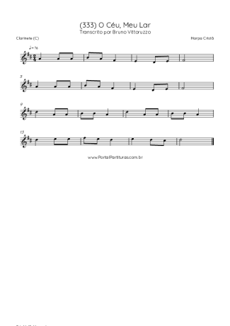 Harpa Cristã  score for Clarinet (C)
