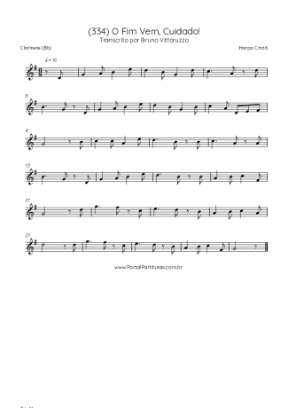 Harpa Cristã  score for Clarinet (Bb)