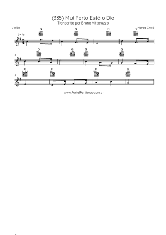 Harpa Cristã  score for Acoustic Guitar