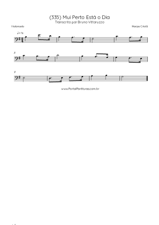 Harpa Cristã  score for Cello