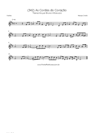 Harpa Cristã  score for Violin