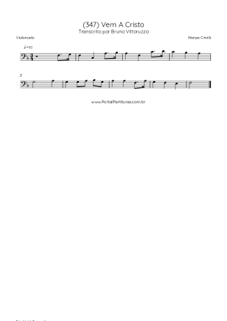 Harpa Cristã  score for Cello