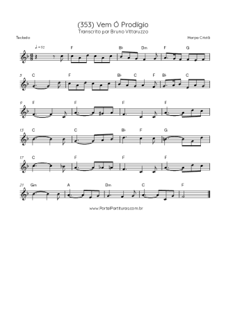 Harpa Cristã  score for Keyboard
