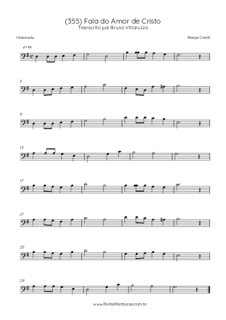 Harpa Cristã  score for Cello