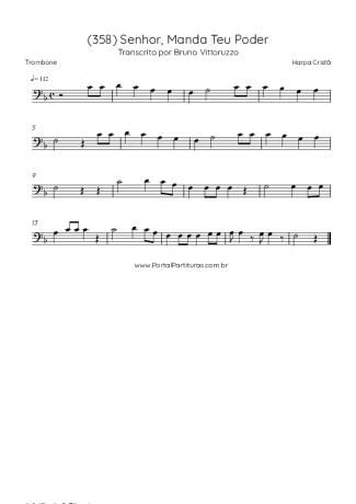Harpa Cristã  score for Trombone