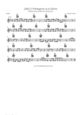 Harpa Cristã  score for Acoustic Guitar