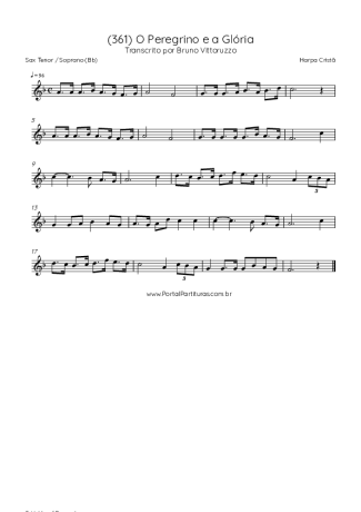Harpa Cristã  score for Tenor Saxophone Soprano (Bb)