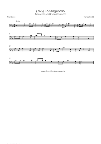 Harpa Cristã  score for Trombone