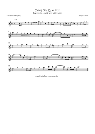 Harpa Cristã  score for Alto Saxophone