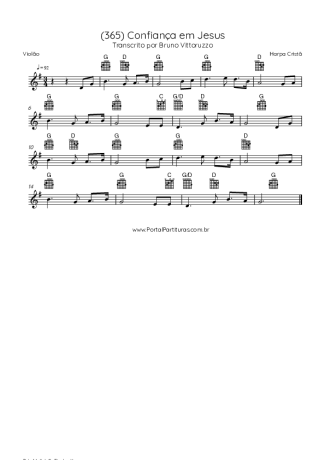 Harpa Cristã  score for Acoustic Guitar