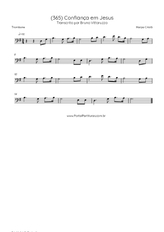 Harpa Cristã  score for Trombone