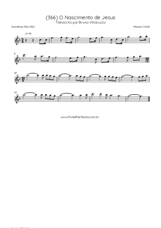 Harpa Cristã  score for Alto Saxophone