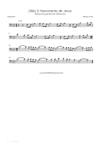 Harpa Cristã  score for Cello