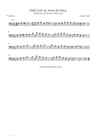 Harpa Cristã  score for Trombone