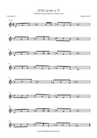 Harpa Cristã  score for Clarinet (C)