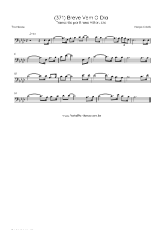 Harpa Cristã  score for Trombone