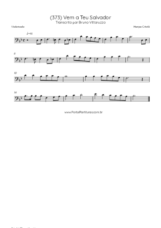 Harpa Cristã  score for Cello