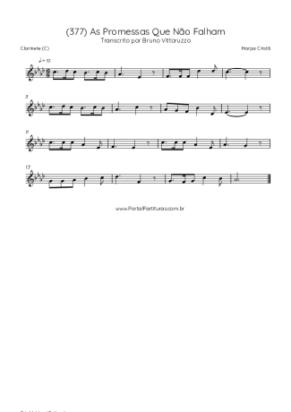 Harpa Cristã  score for Clarinet (C)