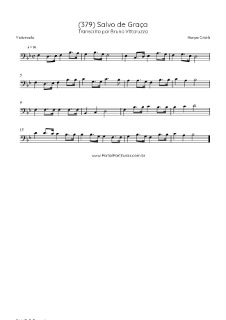 Harpa Cristã  score for Cello