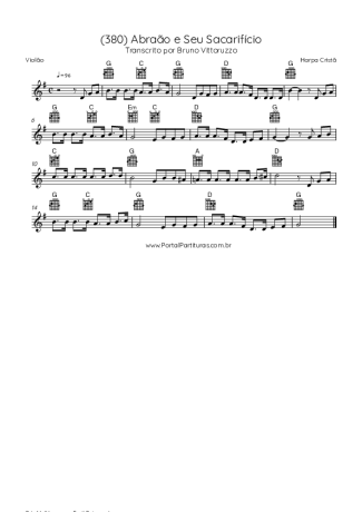 Harpa Cristã  score for Acoustic Guitar