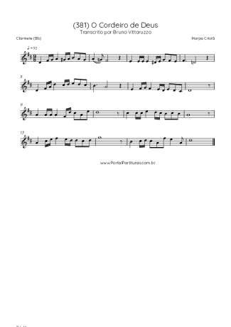 Harpa Cristã  score for Clarinet (Bb)