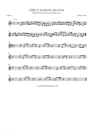 Harpa Cristã  score for Violin