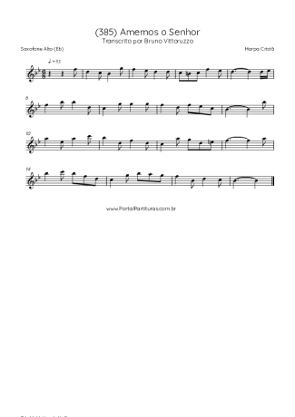 Harpa Cristã  score for Alto Saxophone