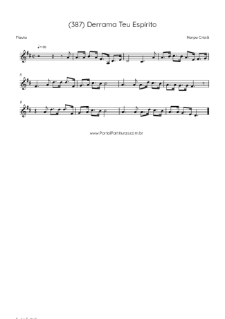 Harpa Cristã  score for Flute