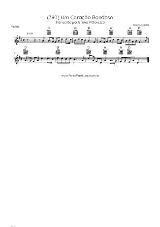 Harpa Cristã  score for Acoustic Guitar