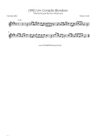 Harpa Cristã  score for Clarinet (Bb)
