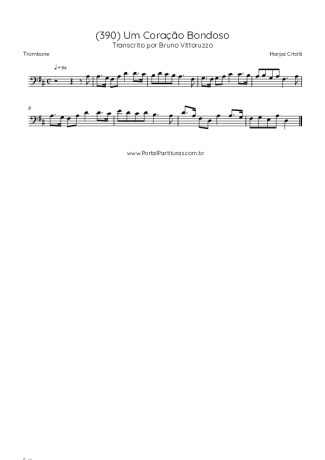Harpa Cristã  score for Trombone