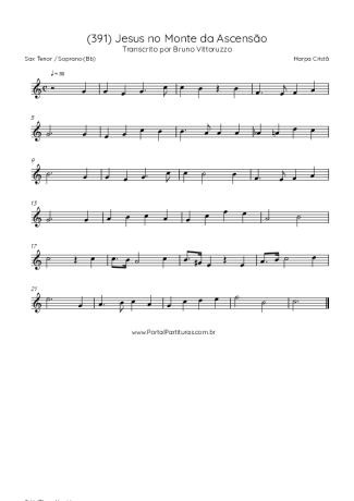Harpa Cristã  score for Tenor Saxophone Soprano (Bb)