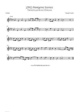 Harpa Cristã  score for Violin
