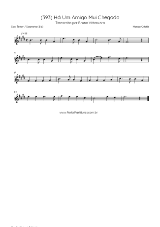 Harpa Cristã  score for Tenor Saxophone Soprano (Bb)