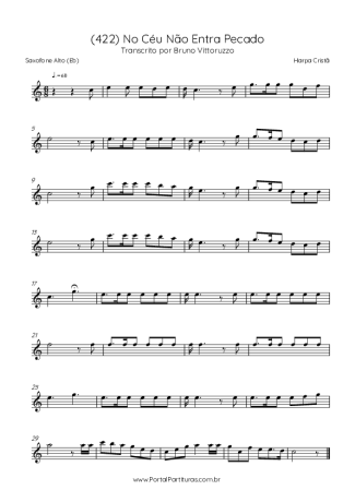 Harpa Cristã  score for Alto Saxophone