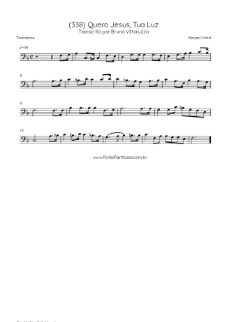 Harpa Cristã  score for Trombone