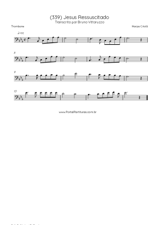 Harpa Cristã score for Trombone
