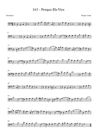 Harpa Cristã  score for Trombone