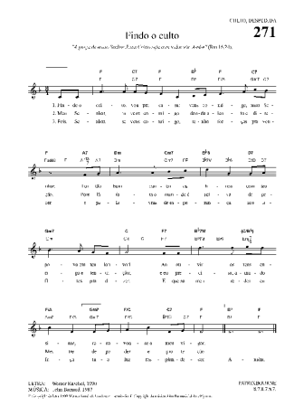 Hinário Para o Culto Cristão  score for Keyboard