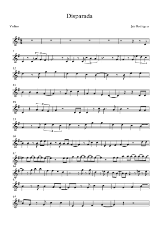 Jair Rodrigues Disparada score for Violin