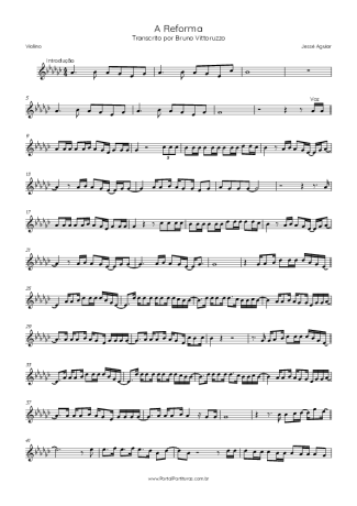 Jessé Aguiar  score for Violin