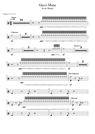 Jessie Murph  score for Drums