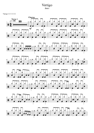 Jutes  score for Drums