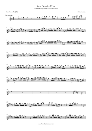 Kleber Lucas  score for Alto Saxophone